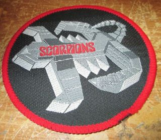 Scorpions Patch Collectable Vintage Woven English Picture