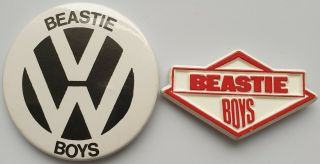 Beastie Boys Vintage Badges Hip Hop Rap Rappers Def Jam Records Vw Pins