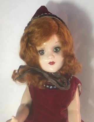 Arranbee R&b ? Doll Flaming Red Hair 1940 