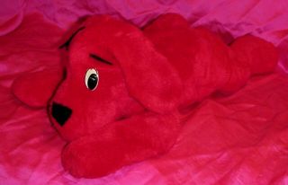 Vintage 1997 Clifford The Big Red Dog 20 " Plush Pillow Stuffed Animal Toy