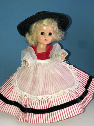Vintage Vogue Ginny Doll In Her 1956 Tagged “debs” Dress