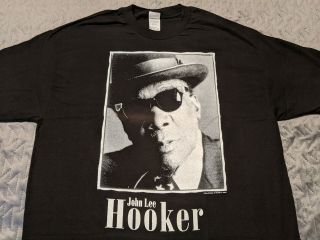 Vintage Blues T - Shirt - John Lee Hooker - Bill Reitzel - 1995 Gear Inc Atlanta