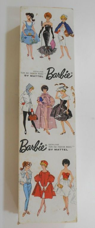 Vintage 1962 Mattel Barbie Teenage Fashion Doll Box 850 Japan Blond Bubble Cut