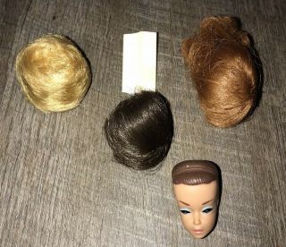 Mattel Vintage Barbie Fashion Queen Head with 3 wigs 2
