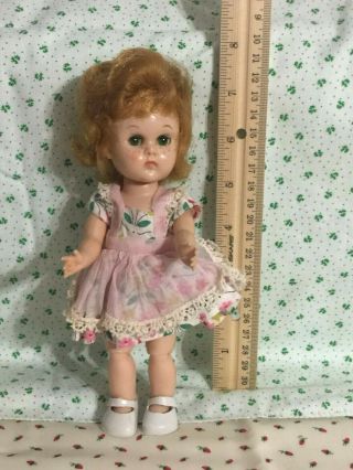 8 " Vogue Ginny Walker Doll Freckles Bent Knee Green Eyes Red Hair (g32)