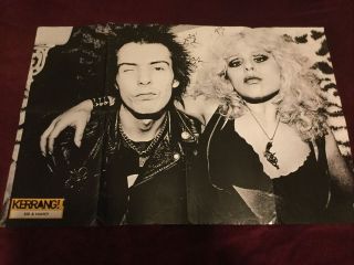 Sid Vicious Nancy Spungen Poster.  Punk.  Sex Pistols.