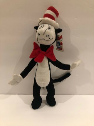 Nanco Dr.  Seuss Cat In The Hat Plush Official Movie Merchandise With Tags