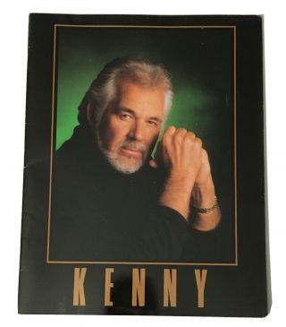 Kenny Rogers In Concert Tour Book Program,  With Dolly,  Great Pics 1990