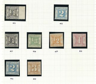 German States - Thurn & Taxis - Northern District Scott 21// 32