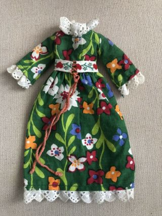 Rare 1972 Vintage Kenner Blythe’s Boutique Love N Lace Doll Outfit Green Figure
