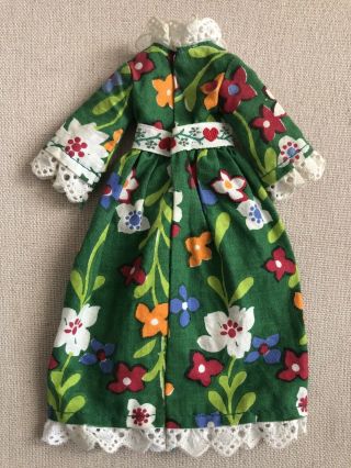 RARE 1972 vintage Kenner Blythe’s Boutique Love n Lace doll outfit Green Figure 2