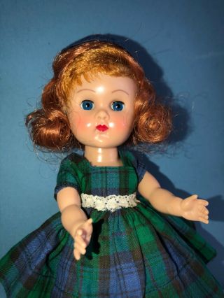 Vintage Vogue Ginny Doll In Her 1956 Tagged Tiny Miss Dress