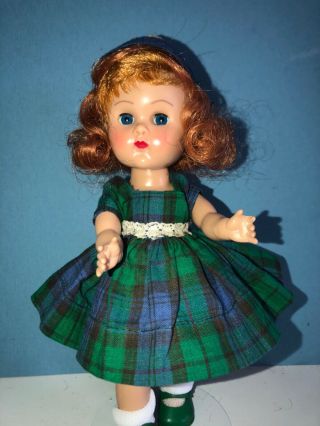 Vintage Vogue Ginny Doll in her 1956 Tagged Tiny Miss Dress 3