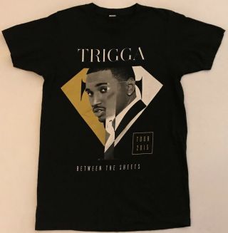 Trey Songz Trigga Between The Sheets Tour 2015 Black T - Shirt