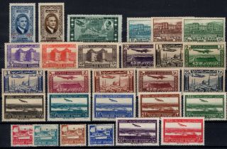 G139058/ French Syria – Years 1938 - 1940 Mnh / Mh Semi Modern Lot