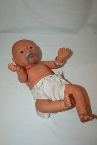 Vintage Jesmar (???) 18 " Newborn Baby Doll,  Anatomically Correct Boy