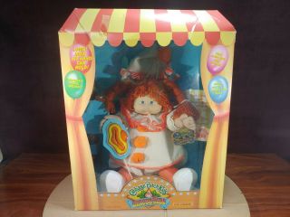 1985 Cabbage Patch Kid Circus Kids " Cuddly Crinkles " Red Hair Girl Doll Coleco