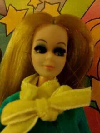 Vintage Topper Dawn Doll Long Golden Hair /rare Outfit