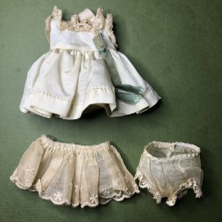 1950’s Madame Alexander - Kin Doll Dress,  Eyelet Slip,  Panties