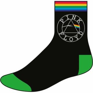 Pink Floyd Ankle Socks: Circle Logo (uk Size 7 - 11) 100 Official Merchandise