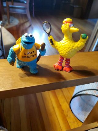 3.  25 " Pvc Action Figure Sesame Street Workshop Big Bird And Cookie Monster