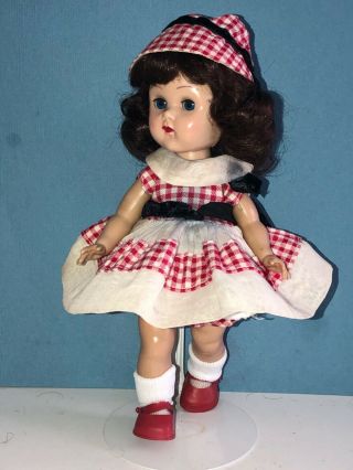 Vintage Vogue Ginny Doll in her 1955 Medford Tagged Tiny Miss Dress 3
