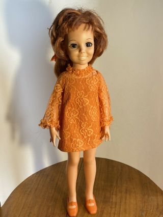 Vintage 1968 Crissy Doll By Ideal - 18 Inch,  Hair