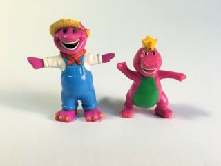 Vintage Barney The Dinosaur Figures 90s Toys