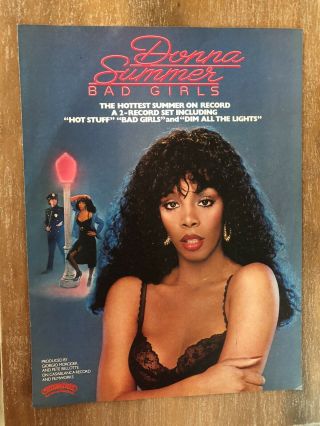 Donna Summer Bad Girls Lp Print Ad Casablanca Records
