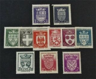 Nystamps France Stamp B117 - B128 Og Nh $40 N27y2862