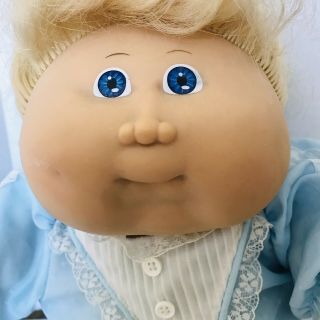 Vintage Authentic 1986 Cabbage Patch Kid Doll by Xavier Roberts Coleco Blond 2