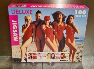 Spice Girls Deluxe Jigsaw - 100 Piece - Baywatch Swimsuit - 1997 - Official