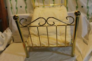 RETIRED Pleasant Co American Girl Doll Samantha ' s Brass Bed 2