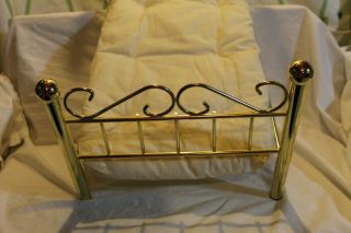RETIRED Pleasant Co American Girl Doll Samantha ' s Brass Bed 3