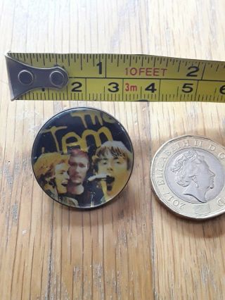 Vintage 1970s/80s Metal 26mm The Jam Badge Weller Mods Badge Pin 26a
