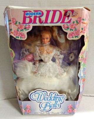 Modern Bride Wedding Bells 11 1/2 Poseable Doll Style 6009 1990