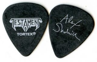 Testament 2010 Carnage Tour Guitar Pick Alex Skolnick Custom Concert Stage
