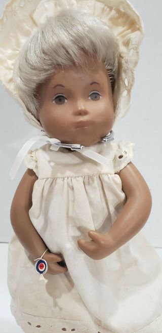 Vintage 1960s Sasha Girl Baby Doll W/ Platinum Blond Hair 12 "