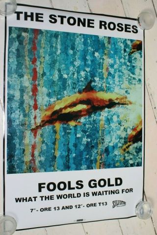 The Stone Roses - Fools Gold - Poster - 33 " X 23 " Inches - Madchester Scene