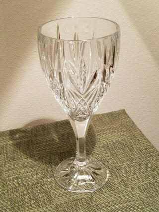 4 " Milano " Crystal Wine/water Goblets By Godinger Holiday Entertaining