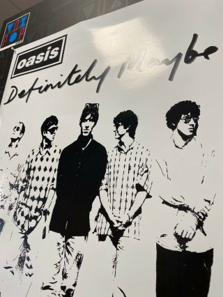 Oasis Poster Definitely Maybe Large A2 Poster Wall Art Retro Vintage Del