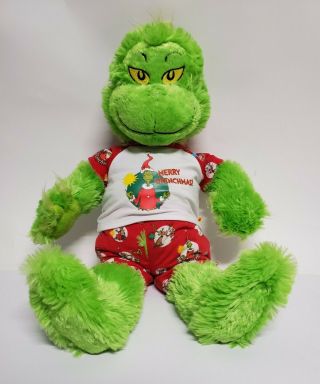 Build A Bear How The Grinch Stole Christmas Grinch Plush By Dr.  Suess Lights 3x
