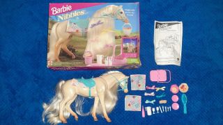 Barbie Nibbles Horse Vintage 1995 Toy Complete Open Box