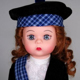 Madame Alexander Scotland 28550 International Doll Bagpipes Handtag Vgc