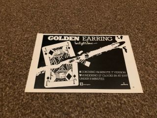 (bebk28) Advert/poster 5x8 " Golden Earing : Twilight Zone