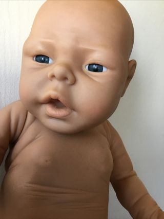 Vintage Jesmar 19 " Newborn Baby Doll,  Anatomically Correct Boy D22