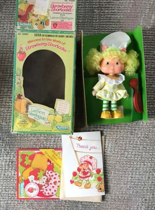 Vintage Strawberry Shortcake Lemon Meringue Doll Kenner 1982