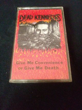 Dead Kennedys “give Me Convenience Or Give Me Death“ (1987 Cassette Tape) Punk