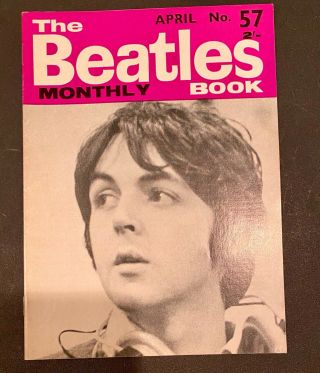 Very Rare April 1968 The Beatles Book 1968 Issue 57