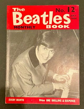 Very Rare July 1964 The Beatles Book 1964 Issue 12